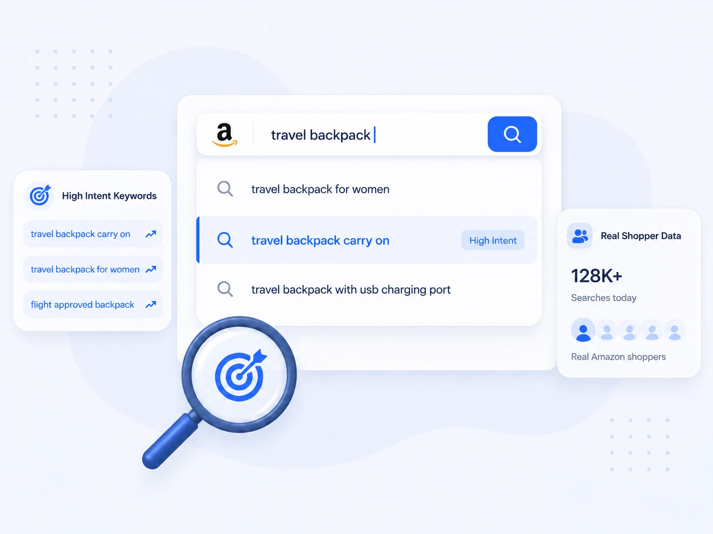 Real buyer intent keywords from Amazon autocomplete suggestions